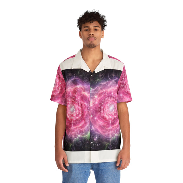 Chemise de pyjama géométrie sacrée — Floraison sacrée