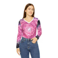 Sacred Geometry Pyjama Top — Sacred Bloom (Women's V-neck)