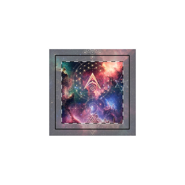 Sacred Geometry Throw Pillow Case - Cosmic Blueprint