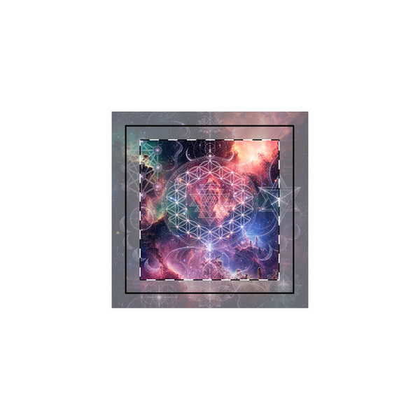Sacred Geometry Throw Pillow Case - Sacred Bloom