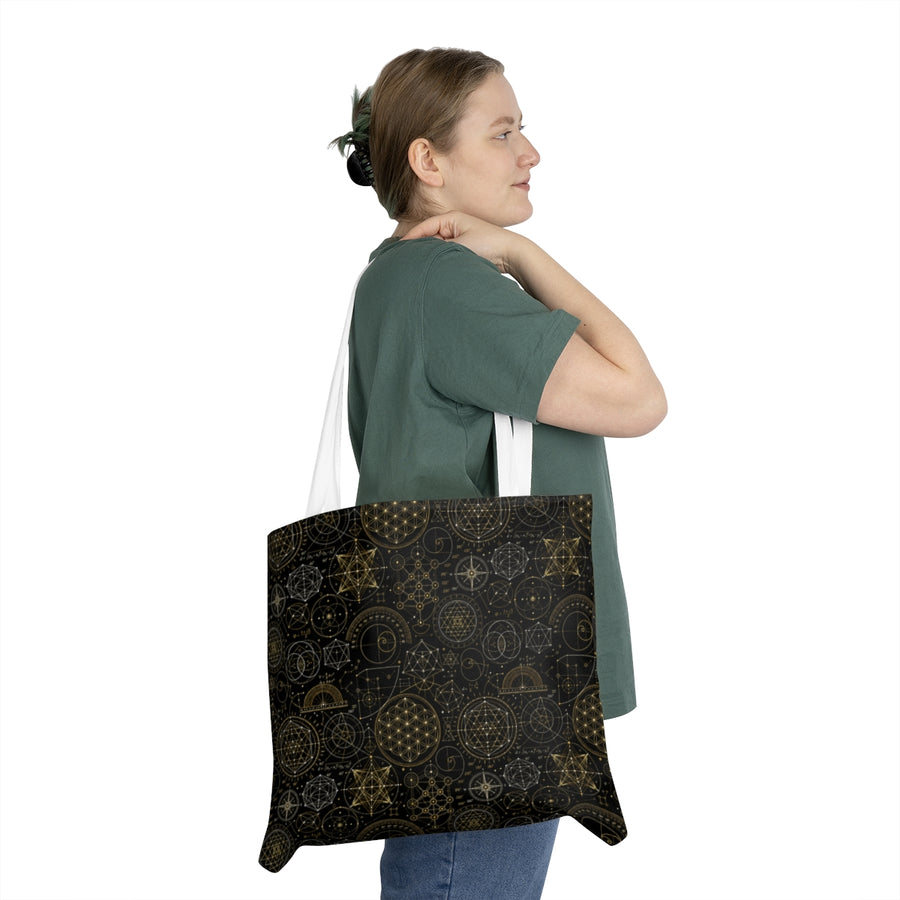 Sacred Geometry Tote Bag — Cosmic Blueprint