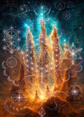 Sacred Geometry Blanket — Sacred Bloom · Summer