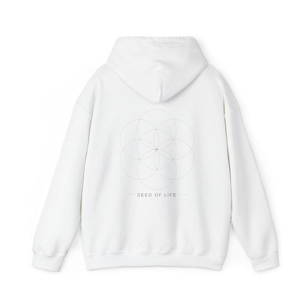 Seed of Life Hoodie — Black — Back Design