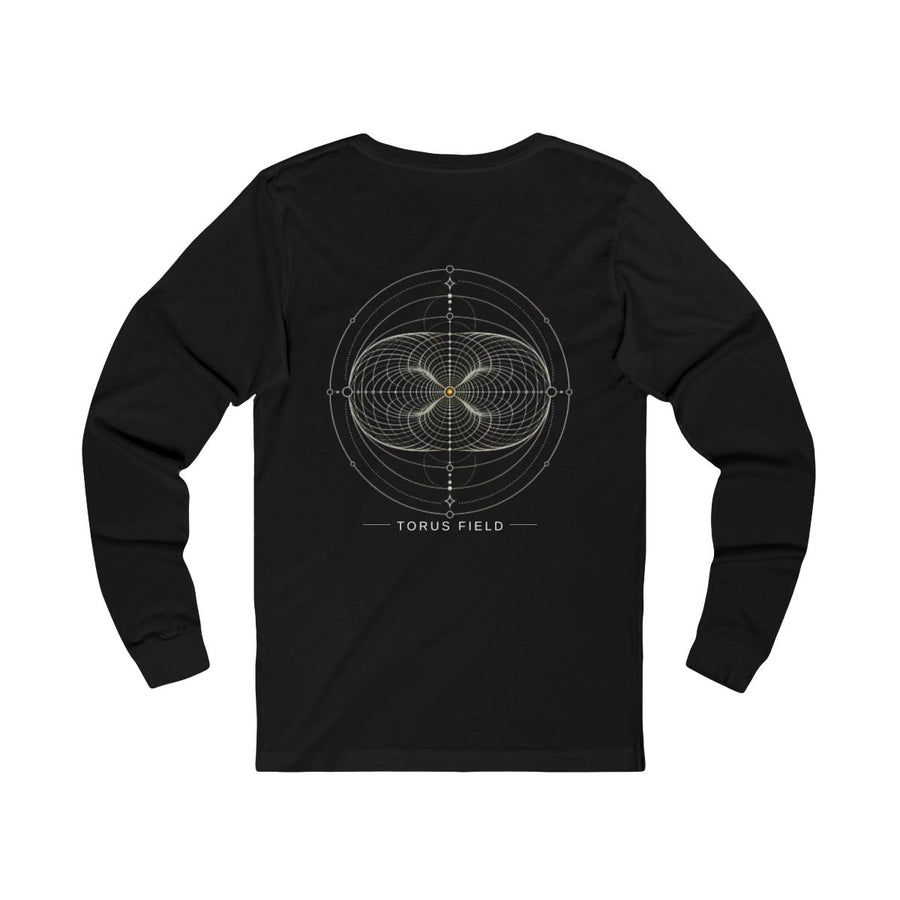 Torus Field Long Sleeve — Black — Back Design