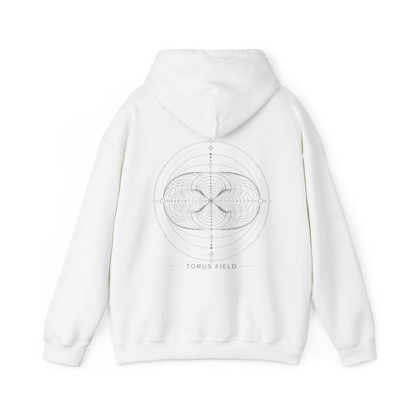 Torus Hoodie — White — Back Design