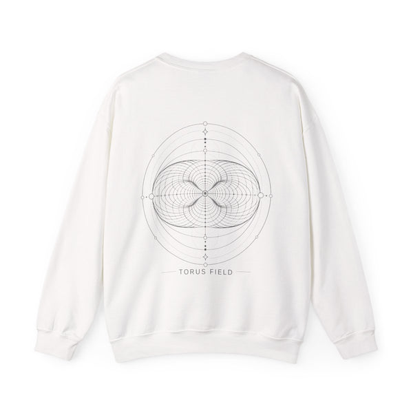Torus Crewneck — White — Back Design