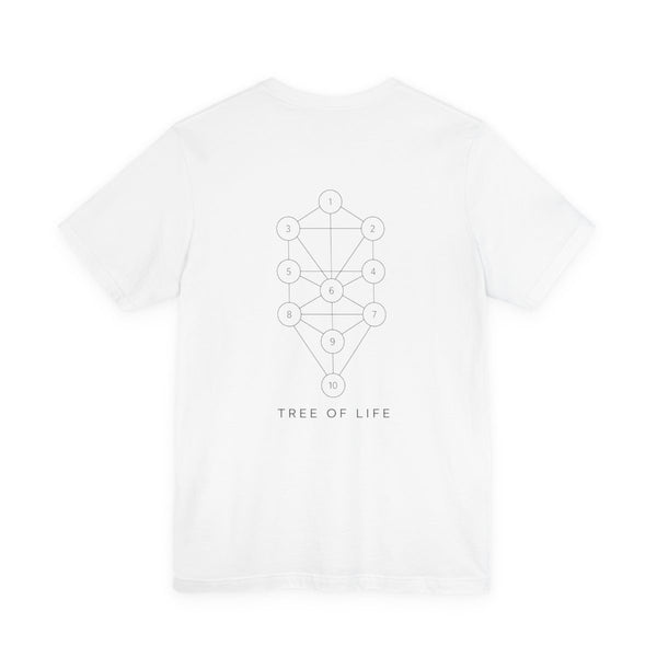 Tree of Life Tee — White — Back Design