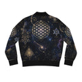 Women's Sacred Geometry Bomber Jacket — Cosmic Constellation