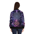 Women's Sacred Geometry Bomber Jacket — Cosmic Feminine