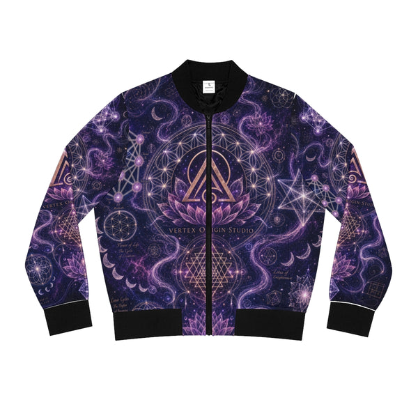 Veste bomber géométrie sacrée — Origine divine