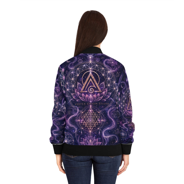 Veste bomber géométrie sacrée — Origine divine