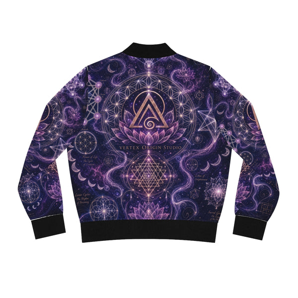 Veste bomber géométrie sacrée — Origine divine