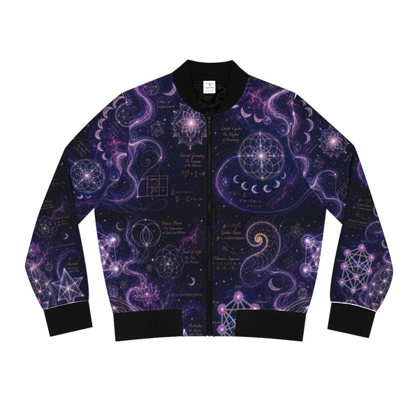 Veste bomber géométrie sacrée — Univers originel