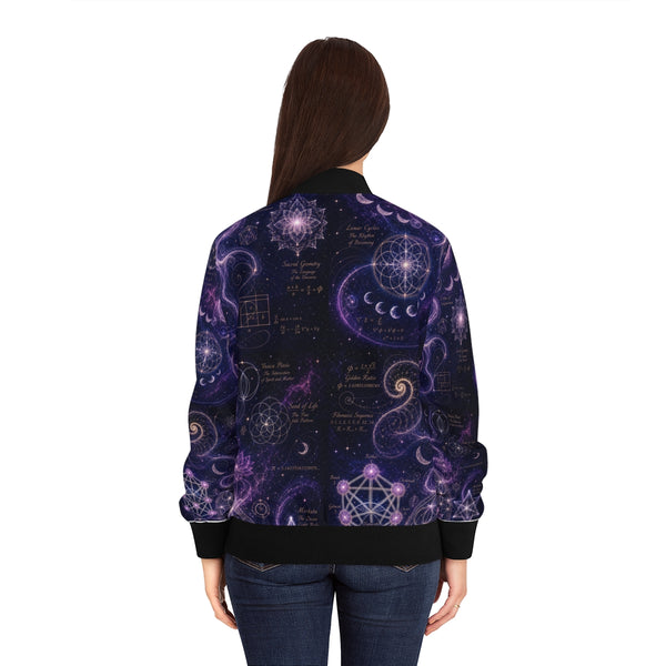 Veste bomber géométrie sacrée — Univers originel