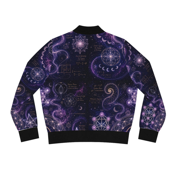 Veste bomber géométrie sacrée — Univers originel
