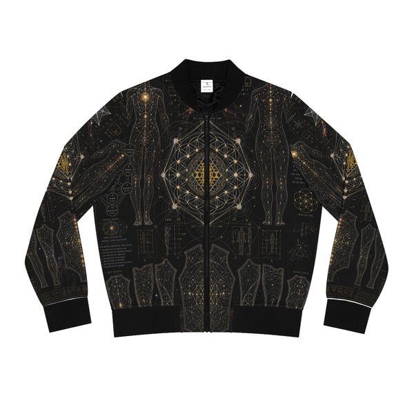 Veste bomber géométrie sacrée — Plan sacré