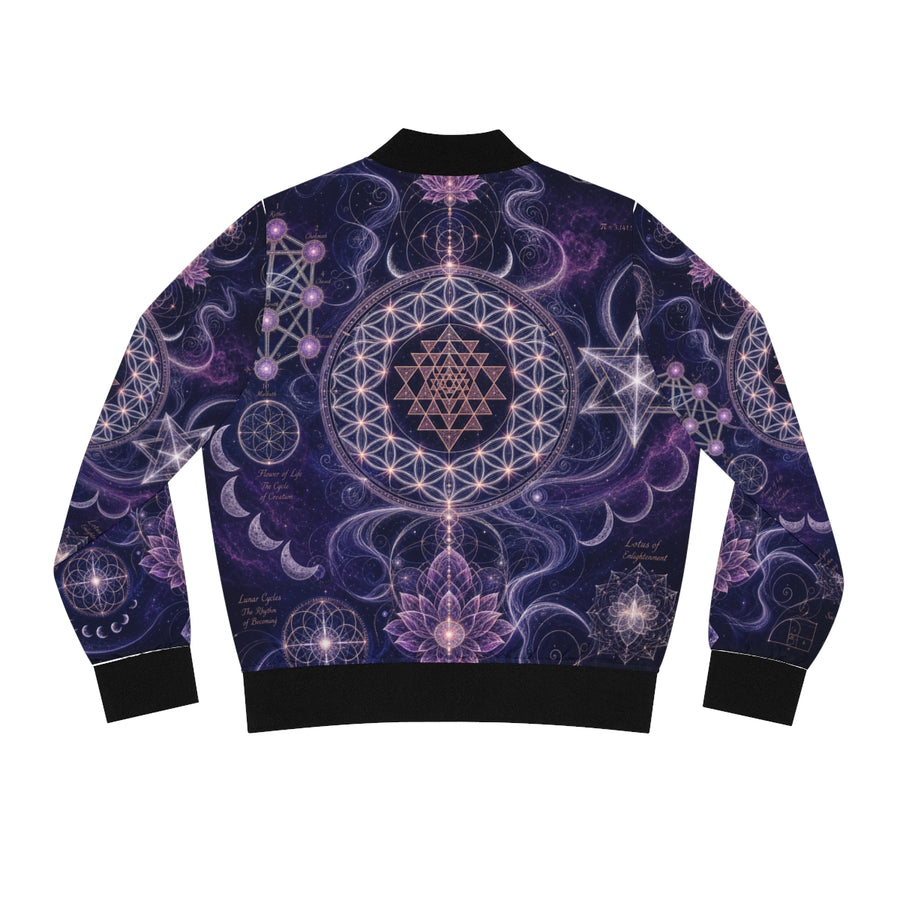 Women's Sacred Geometry Bomber Jacket — Sacred Feminine