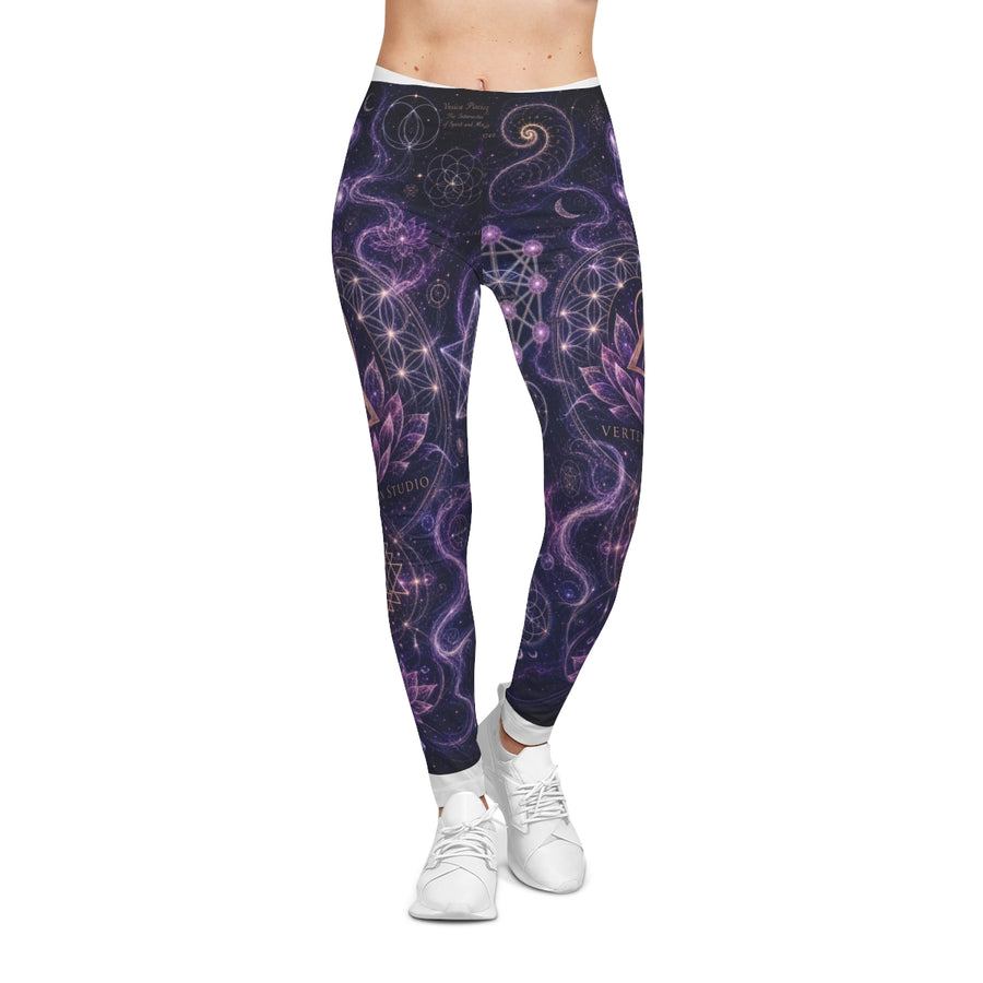 Women's Sacred Geometry Leggings — Divine Origin