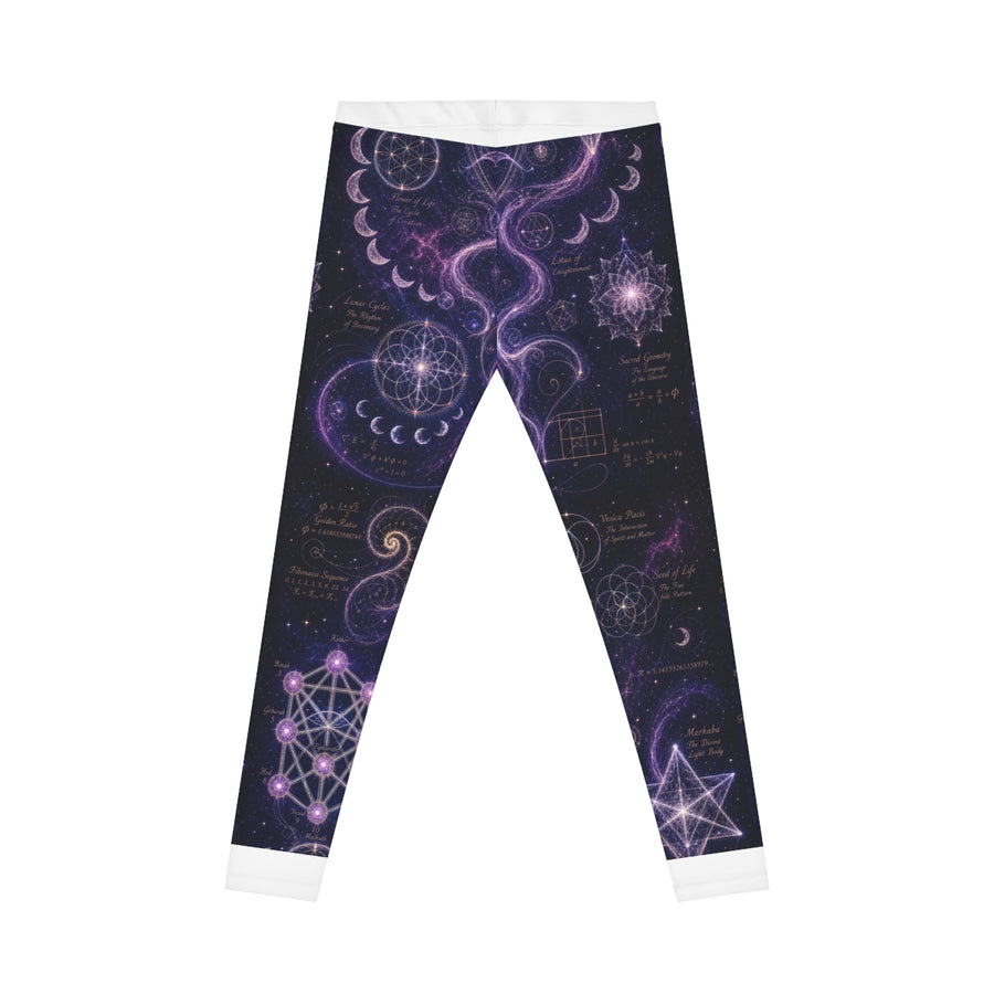 Women's Sacred Geometry Leggings — Origin Universe