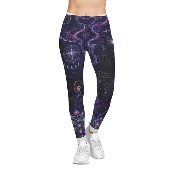 Women's Sacred Geometry Leggings — Origin Universe