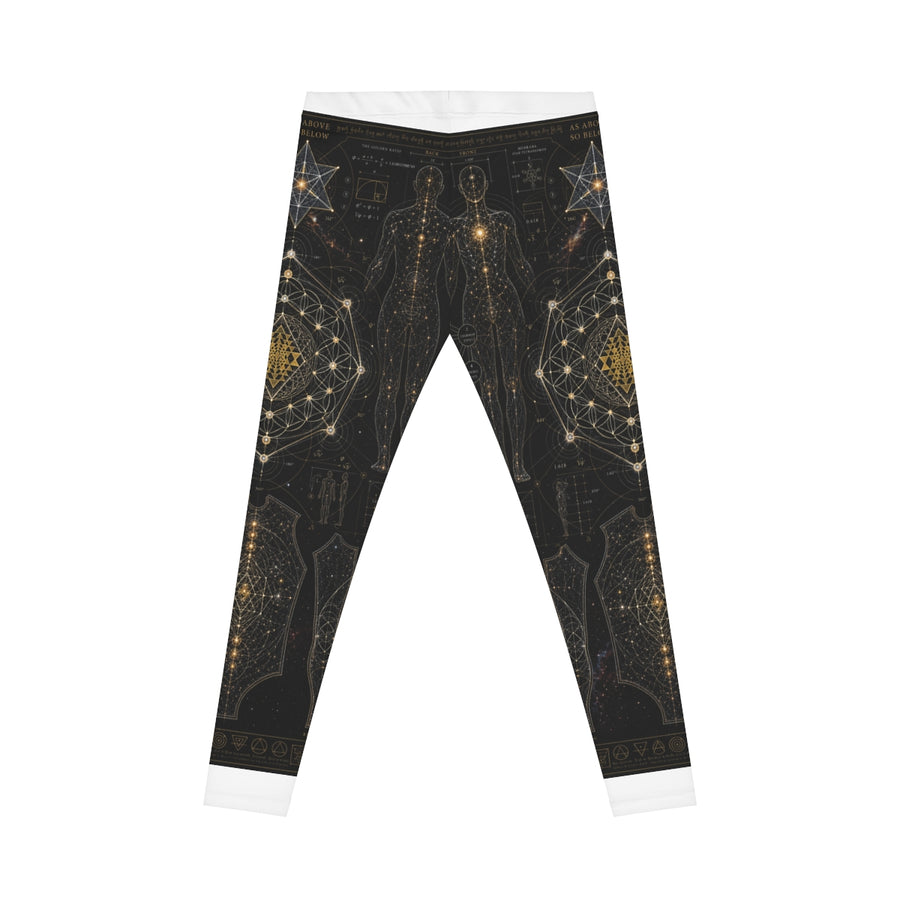 Women's Sacred Geometry Leggings — Sacred Blueprint