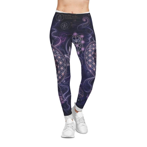 Women's Sacred Geometry Leggings — Sacred Feminine